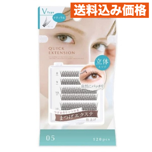 DUP ディーアップ クイックエクステンション Vtype 05 ナチュラル 120