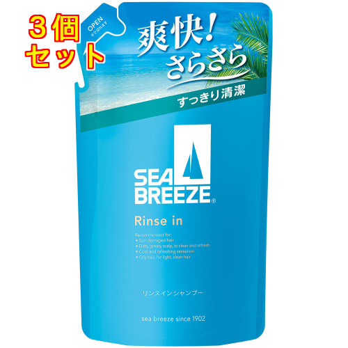 シーブリーズ リンスインシャンプー f つめかえ用 330mL×6個 : クスリ
