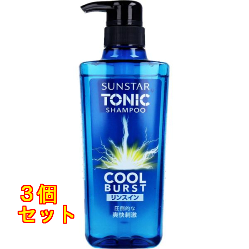 サンスター トニックシャンプー COOL BURST リンスイン 460ml : クスリ