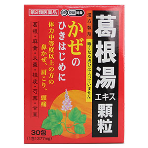 漢方薬 総合風邪薬 総合感冒薬 葛根湯エキス顆粒WS-R 30包 第2類