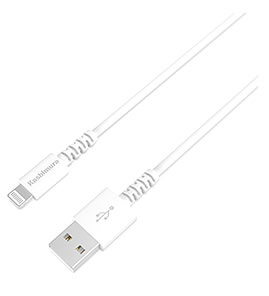 カシムラ USB充電＆同期ケーブル 1.2m LN WH KL-113 (1個)｜kusurinofukutaro