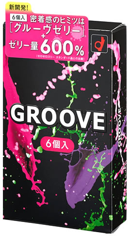 オカモト GROOVE グルーヴ (6個入) コンドーム スキン　管理医療機器｜kusurinofukutaro