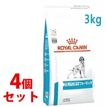 《セット販売》 ロイヤルカナン 犬用 アミノペプチド フォーミュラ ドライ (3kg)×4個セット ドッグフード 食事療法食 ROYAL CANIN :10156289:くすりの福太郎