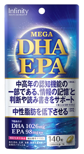 �C���t�B�j�e�B�[ MEGA DHA EPA (140��) �������b �@�\���\���H�i�@���y���ŗ��Ώۏ��i