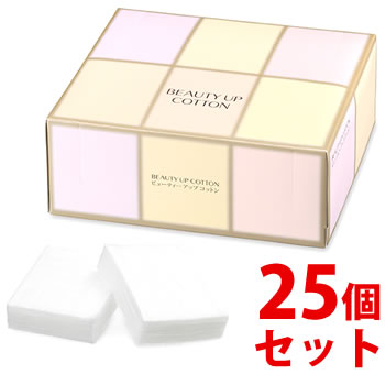 《セット販売》　資生堂 ビューティーアップコットン G (108枚)×25個セット 天然綿100％｜kusurinofukutaro