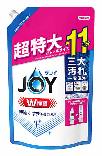 P&G 除菌ジョイ コンパクト つめかえ ジャンボサイズ (1425mL) 詰め替え 台所用洗剤　P＆G｜kusurinofukutaro