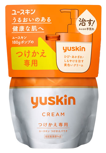 ユースキン つけかえパウチ (180g) 付け替え用 ひび あかぎれ しもやけ クリーム　【指定医薬部外品】｜kusurinofukutaro