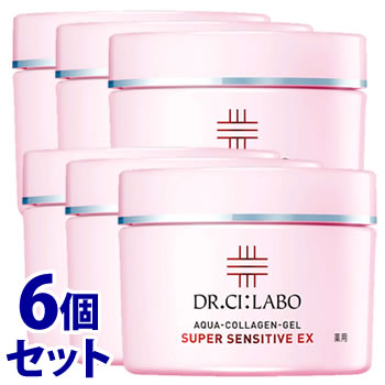 《セット販売》　ドクターシーラボ 薬用 アクアコラーゲンゲル スーパーセンシティブEXR (120g)×6個セット オールインワン 敏感肌　医薬部外品　送料無料