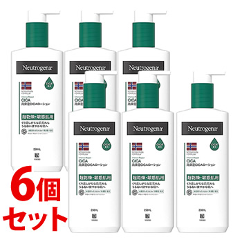 《セット販売》　ニュートロジーナ ノルウェー フォーミュラ インテンスリペア CICA ボディ エマルジョン (250mL)×6個セット ボディローション　送料無料