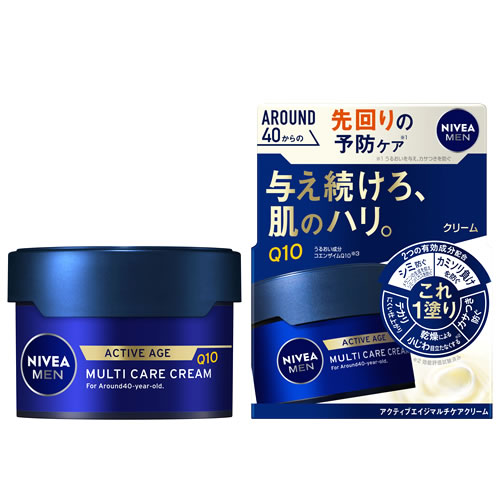 花王 ニベアメン アクティブエイジ マルチケアクリーム (85g) 男性用 フェイスクリーム　医薬部外品