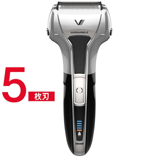 マクセルイズミ ソリッドシリーズ 往復式シェーバー IZF-V571-S シルバー (1個) 電動 充電式 5枚刃 IZUMI｜kusurinofukutaro