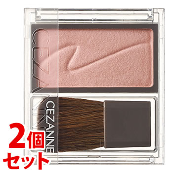 《セット販売》　セザンヌ化粧品 チークブラッシュ 01 フォギーローズ (1個)×2個セット チーク CEZANNE｜kusurinofukutaro