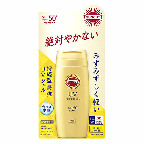 コーセーコスメポート サンカット パーフェクトUV ジェル SPF50+ PA++++ (80g) 日焼け止め UVケア