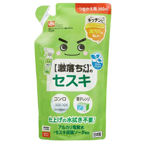 レック 激落ちくん セスキスプレー つめかえ用 (360mL) 詰め替え用 住居用汚れ落とし キッチンクリーナー｜kusurinofukutaro