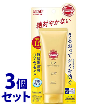 《セット販売》　コーセーコスメポート サンカット パーフェクトUV エッセンス N SPF50+ PA++++ (120g)×3個セット  日焼け止め美容液　送料無料