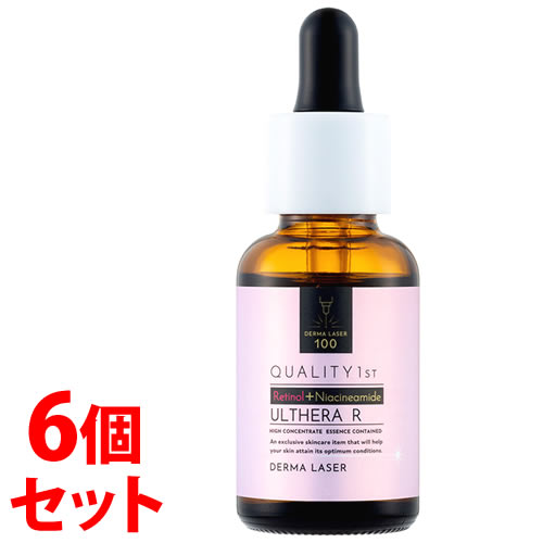 《セット販売》　クオリティファースト ダーマレーザー ウルセラR (30mL)×6個セット 美容液 DERMA LASER　送料無料｜kusurinofukutaro