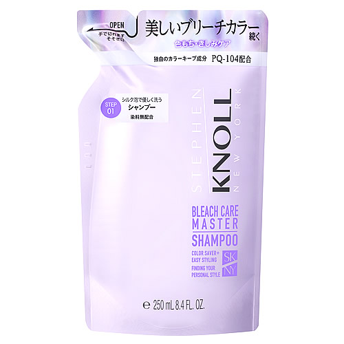 コーセー スティーブンノル ブリーチケアマスター シャンプー つめかえ用 (250mL) 詰め替え用 ダメージケア｜kusurinofukutaro