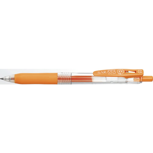 ゼブラ サラサクリップ 0.5mm オレンジ ジェルボールペン JJ15-OR (1本) ボールペン｜kusurinofukutaro