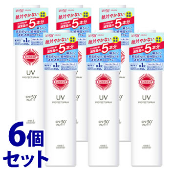 セット販売》 コーセーコスメポート サンカット プロテクトUVスプレー (300g)×6個セット SPF50+ PA++++ 顔・からだ用 日焼け止め スプレー 送料無料 : 10166952 : くすりの福太郎 - 通販 - Yahoo!ショッピング