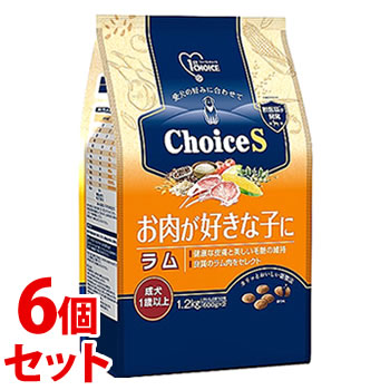 Yahoo! Yahoo!ショッピング(ヤフー ショッピング)《セット販売》　アースペット ファーストチョイス ChoiceS お肉が好きな子に ラム 成犬1歳以上 （1.2kg）×6個セット ドッグフード　送料無料