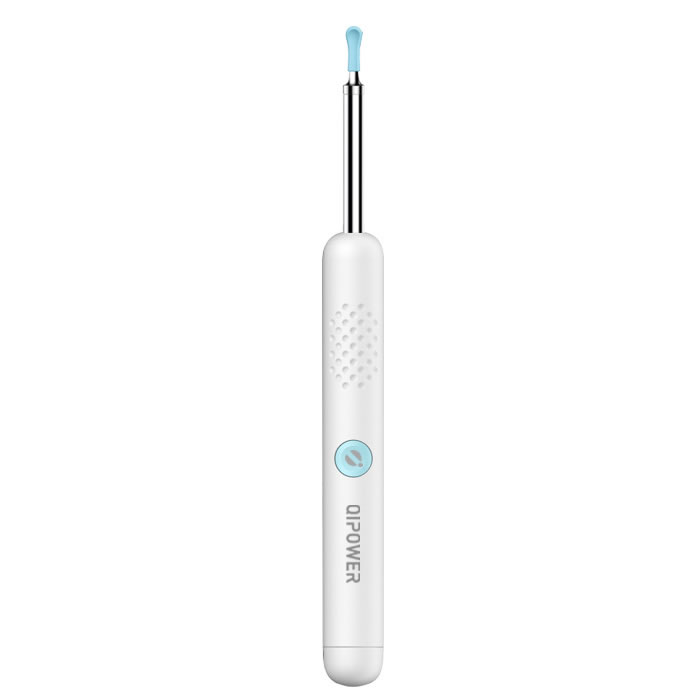 QiPower スマート耳かき ホワイト QE-1 (1個) カメラ付き LEDライト 耳掃除　送料無料 | ブランド登録なし
