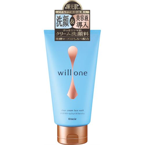 クラシエ willone クリアクリームフェイスウォッシュ 120g ウィルワン