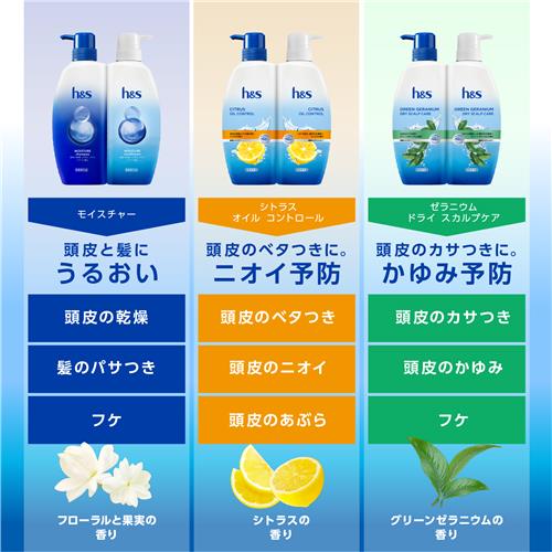 P&G h&s(エイチアンドエス) モイスチャー 薬用シャンプー 特大詰め替え