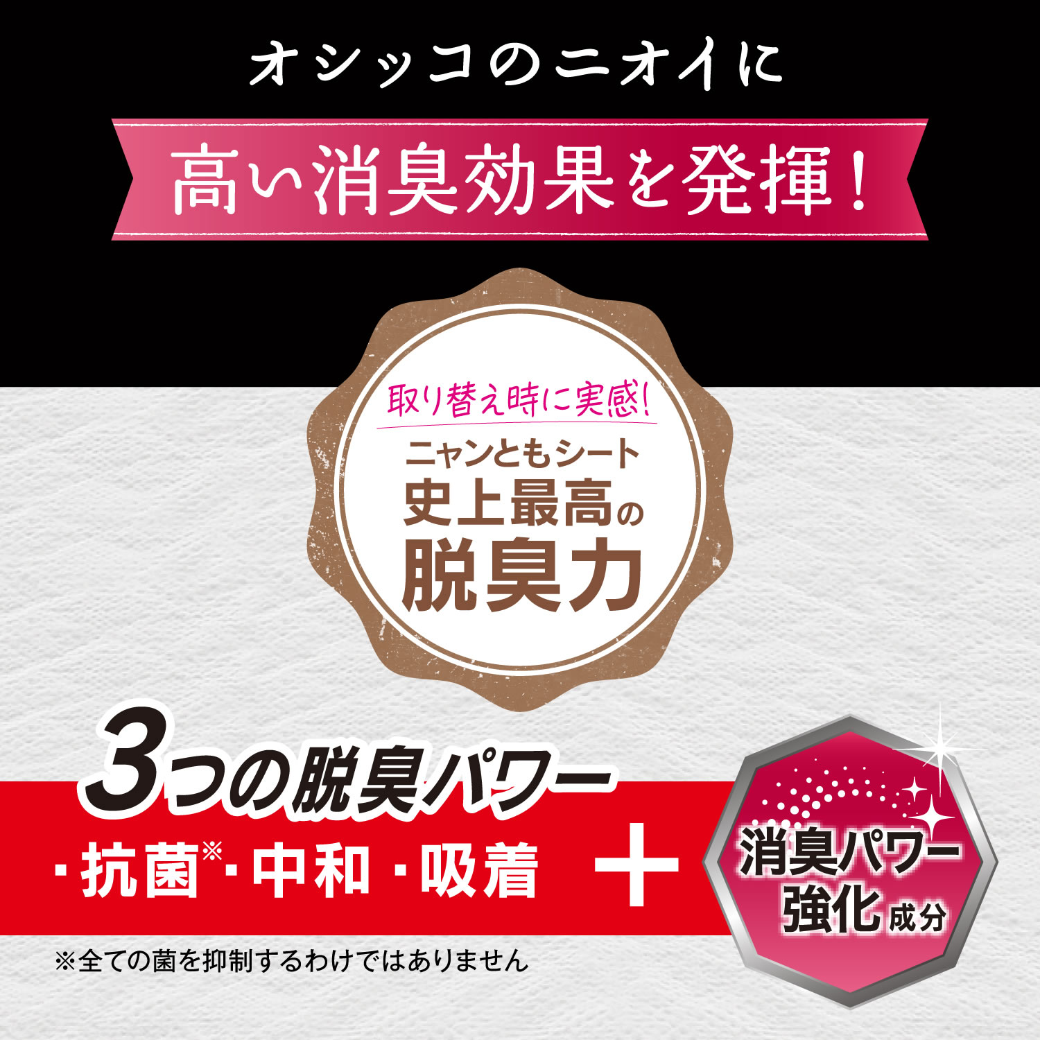 エステー ニャンとも清潔トイレ 脱臭・抗菌シート 超快デオ エステー ニャンとも清潔トイレ 脱臭・抗菌シート 超快デオ