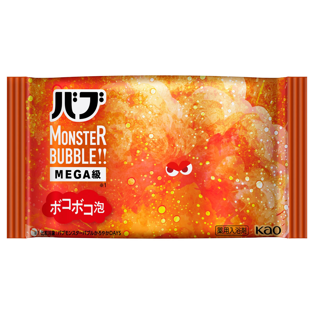 花王 バブ モンスターバブルMEGA級 ボコボコ泡 (85g×4錠) 薬用 入浴剤