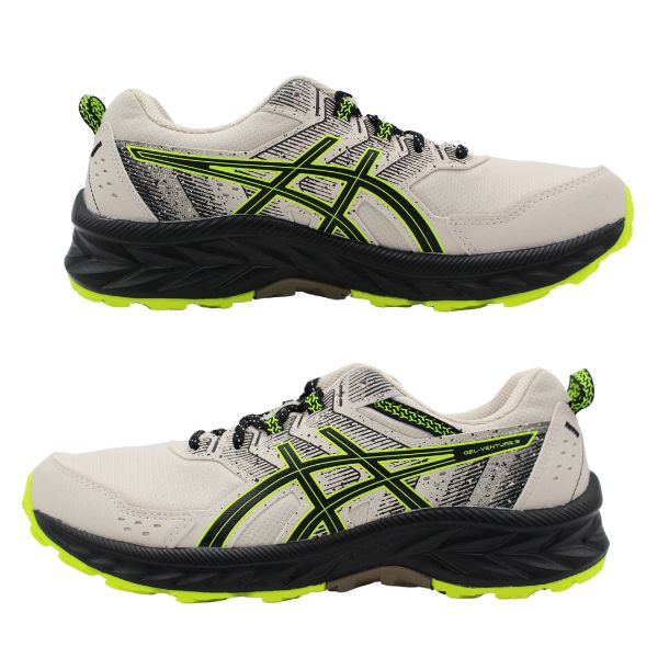 ASICS（アシックス） スニーカー メンズ 靴 黒 ブラック アイボリー