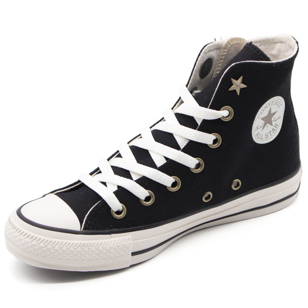 コンバース スニーカー レディース 靴 ハイカット ジッパー 星型 スタッズ ベージュ 白 ホワイト 黒 ブラック CONVERSE ALL STAR  AG Z HI オールスター