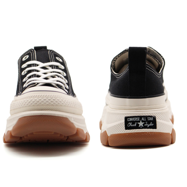 CONVERSE コンバース スニーカー レディース 靴 黒 ブラック 白