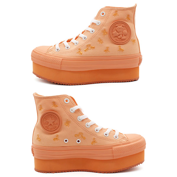 パステル Girls Rainbow Happy Face Print Slip On Sneakers - MULTI