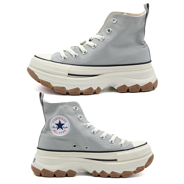 みな　グレーS CONVERSE コンバース スニーカー レディース 靴 灰色 グレー