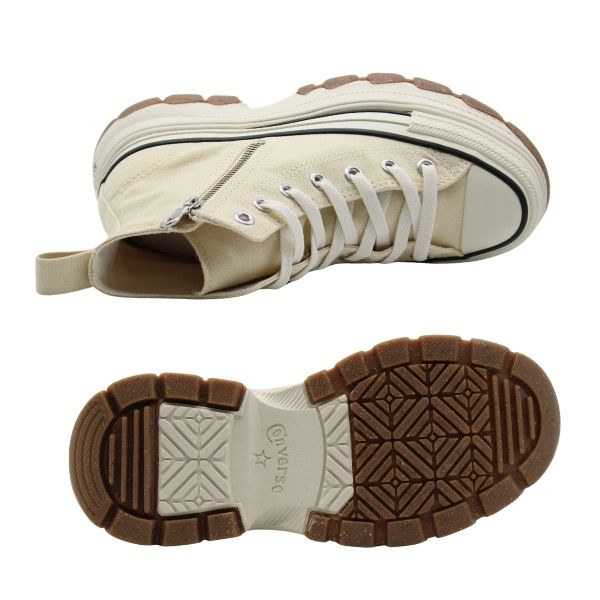 CONVERSE（コンバース） スニーカー レディース 靴 ハイカット 厚底 白