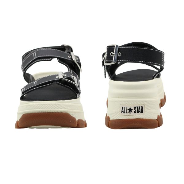 パンギラス　CONVERSE 厚底スニーカー ブラック/ホワイト ALL STAR コンバース オールスター チャンキーブロック HI