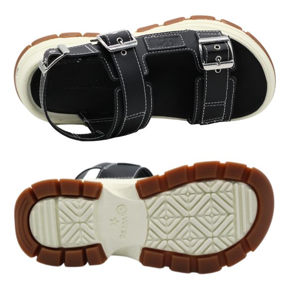 CONVERSE（コンバース） サンダル レディース 靴 ブラック 黒 ホワイト