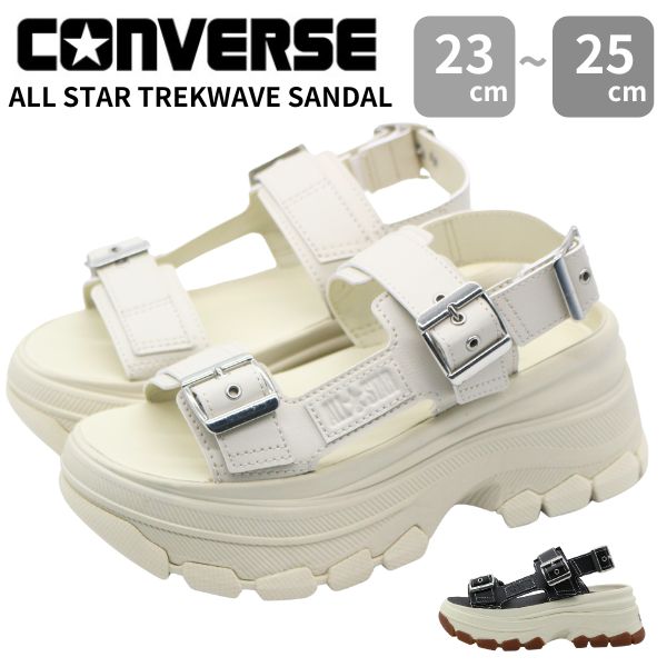 CONVERSE コンバース サンダル レディース 靴 ブラック 黒