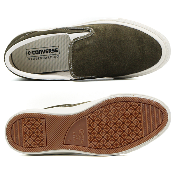 CONVERSE コンバース スニーカー メンズ 靴 スリッポン スエード