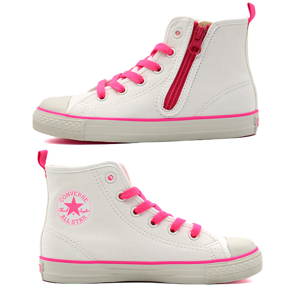 CONVERSE（コンバース） スニーカー キッズ 子供 靴 ハイカット 白 