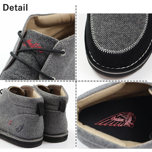 INDIAN（インディアン） スニーカー メンズ 靴 男性 ハイカット