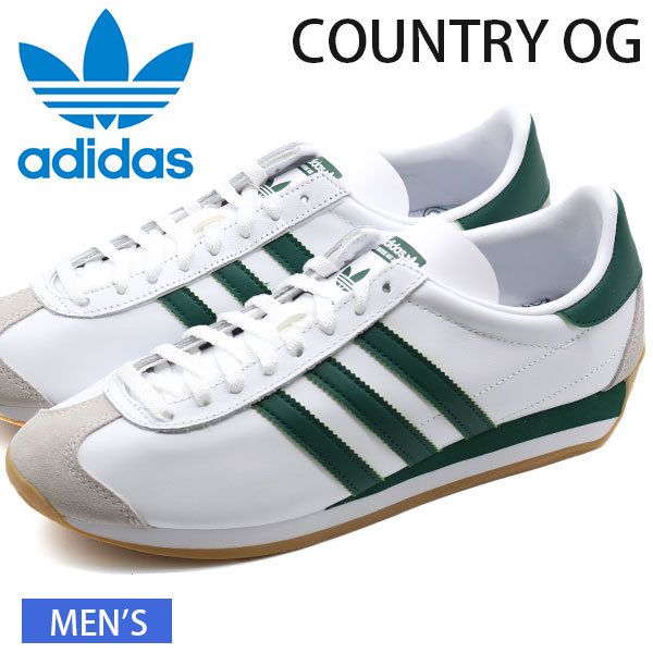極美品　アディダス　adidas カントリー　FZ0013 27cm ADIDAS】 アディダス COUNTRY OG カントリーOG FZ0013 FWHT/CGRN