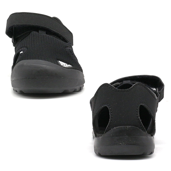 adidas アディダス サンダル キッズ 子供 靴 黒 ブラック 軽量