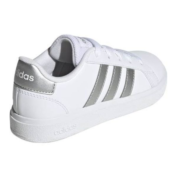 adidas アディダス スニーカー レディース 靴 白 ホワイト 銀色