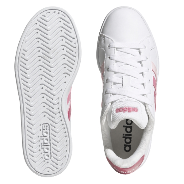adidas（アディダス） スニーカー レディース キッズ ジュニア 白