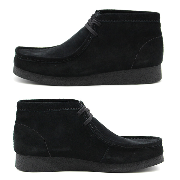 Clarks（クラークス） ワラビー ブーツ メンズ 靴 革靴 黒 ブラック 本