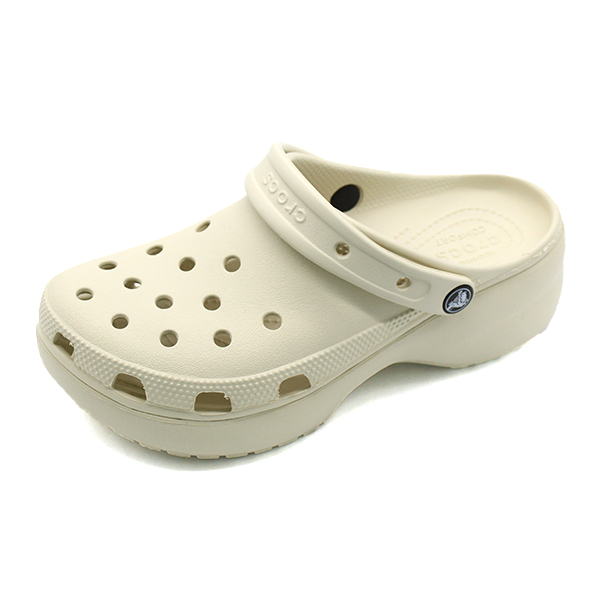 クロックス サンダル レディース クロッグサンダル 黒 ブラック 白 ホワイト ベージュ ピンク 軽量 軽い 2way 厚底 CROCS Classic Platform Clog W 206750｜kutsu-nishimura｜03