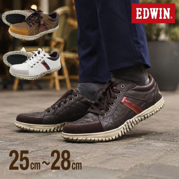 EDWIN（エドウィン） スニーカー メンズ カジュアル デニムにあう 大人