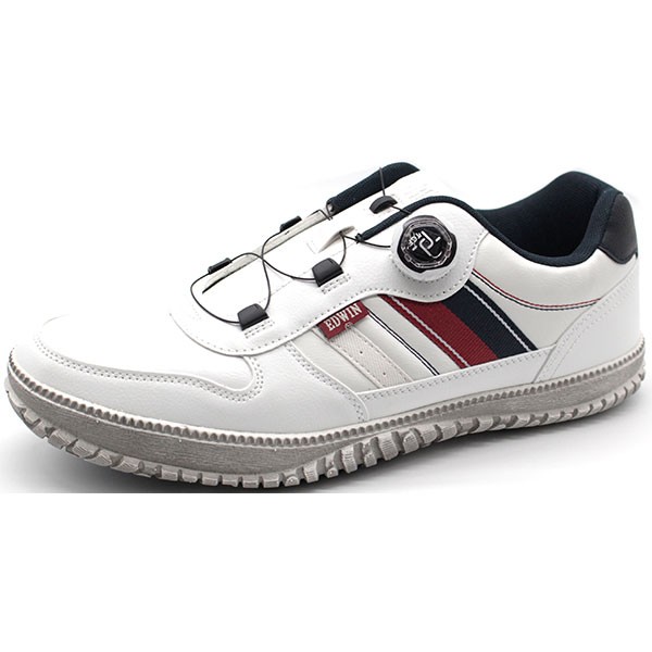 EDWIN（エドウィン） スニーカー メンズ 靴 ダイヤル 白 黒 ホワイト