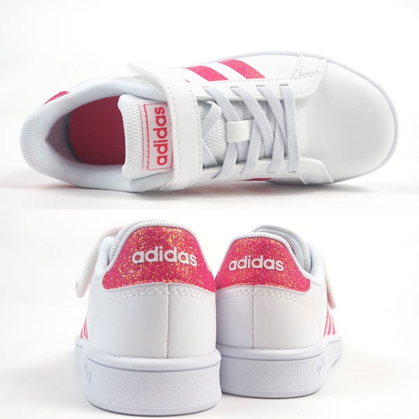 あこ❤ adidas アディダス スニーカー GRANDCOURT C EG3811 キッズ : 靴
